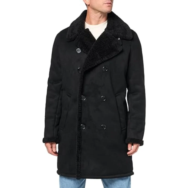 Cozy Chic: Classic Shearling Coat